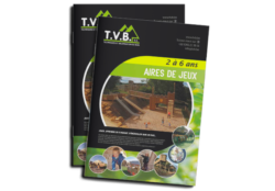 Catalogue aires de jeux en bois TVB pour 2 à 6 ans